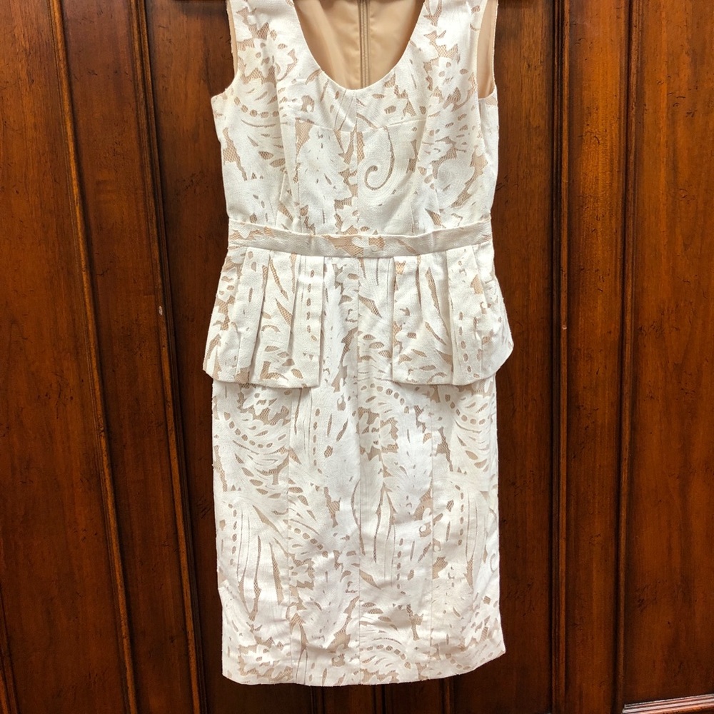 Lace Peplum Dress